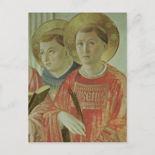 Cartão Postal Madona da Sombra, detalhes da Rua. Thomas.