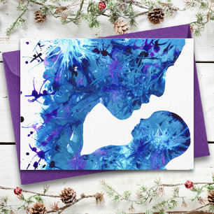 Cartão Postal Madonna & Criança aquarela religiosa orçamento