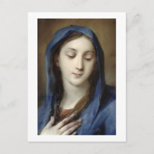 Cartão Postal Madonna da capela (pastel no papel)