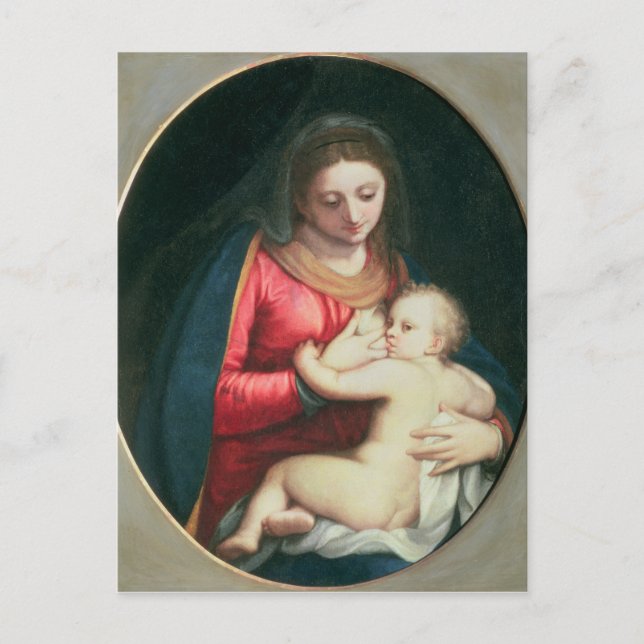 Cartão Postal Madonna e Child, 1598 (Frente)