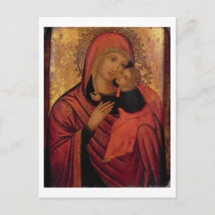 Cartão Postal Madonna e Child, c.1650 (painel)