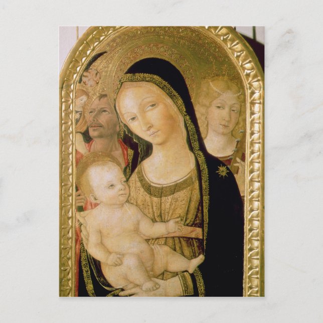 Cartão Postal Madonna e Criança (Frente)