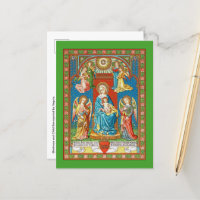 Madonna Enthroned e Criança com Anjos