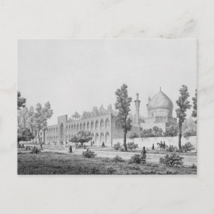Cartão Postal Madrasa-yi Masjid-i Shah Sultan Hussein, em Isfaha