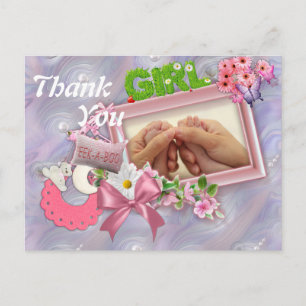 Cartão Postal Madre de Pérolas dando à luz a uma menina