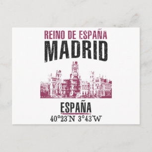 Cartão Postal Madrid