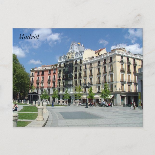Cartão Postal Madrid (Frente)