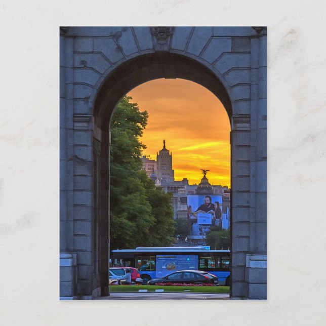 Cartão Postal Madrid. #8.  (Frente)
