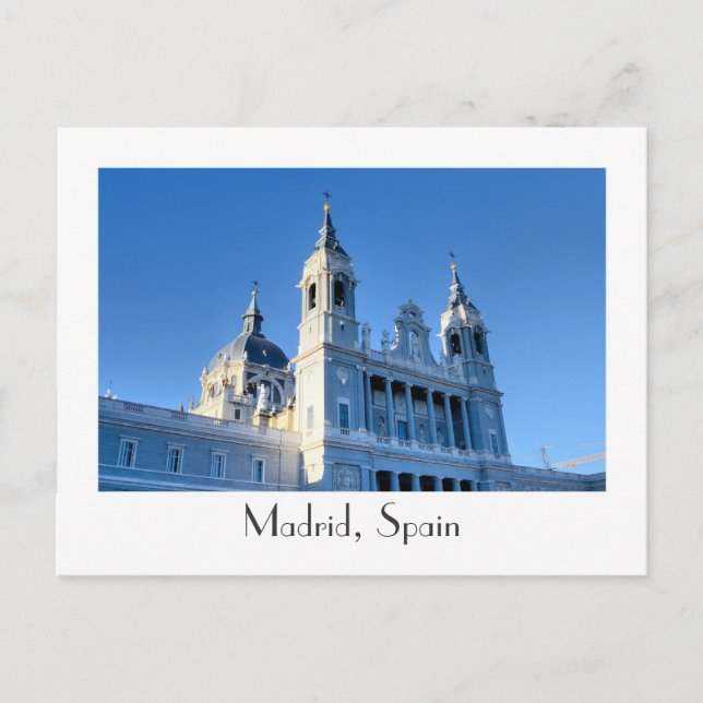 Cartão Postal Madrid, Cartão-postal Espanha (Frente)