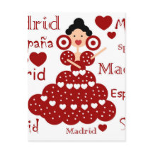 Madrid España muñeca flamenca