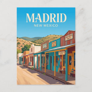Cartão Postal Madrid Novo México