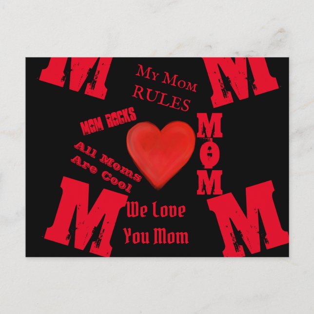 Cartão Postal Mãe (Frente)