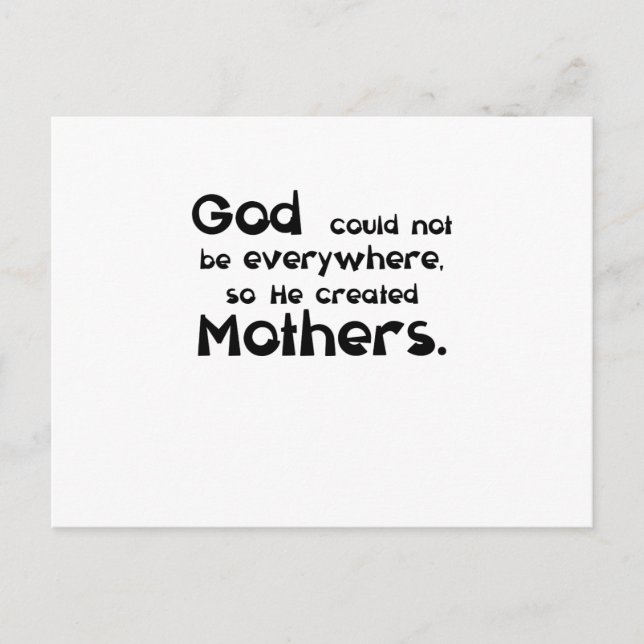 Cartão Postal mãe (Frente)