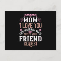 Mãe - Amo você sem pedido de amizade