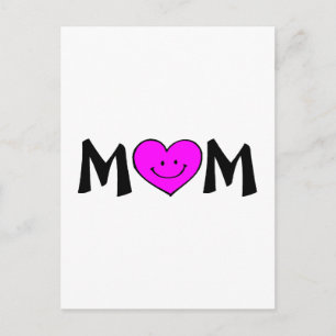 Cartão Postal Mãe com rosto