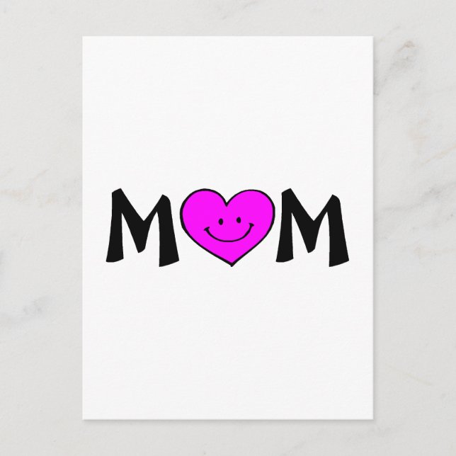 Cartão Postal Mãe com rosto (Frente)