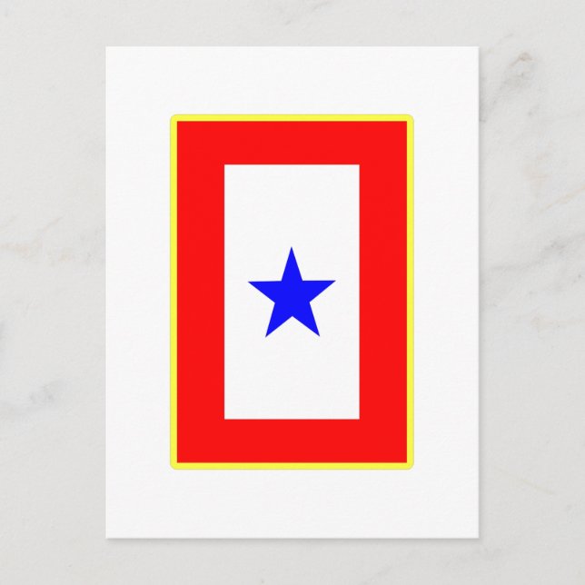 Cartão Postal Mãe da Estrela Azul (Frente)