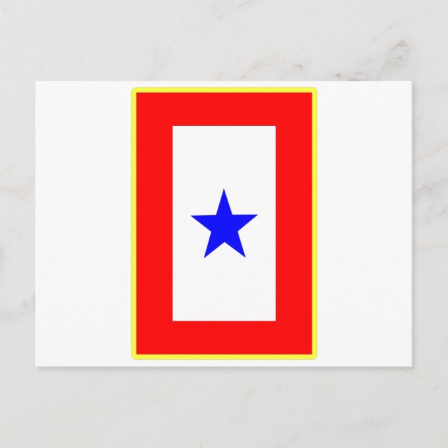 Cartão Postal Mãe da Estrela Azul (Frente)