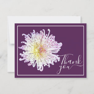 Cartão Postal Mãe de Aranha Rosa Com Fundo Roxo Obrigado