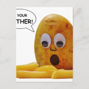 Cartão Postal Mãe de Batata Engraçada