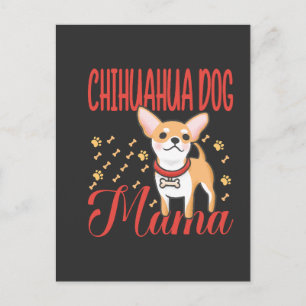 Cartão Postal Mãe de Cachorro Chihuahua Feminina