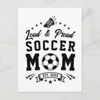 Mãe de Futebol Barulhenta e Orgulhosa