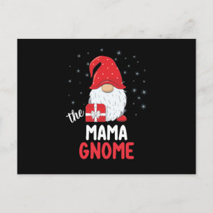 Cartão Postal Mãe de Natal Mamãe Gnomo Fofo