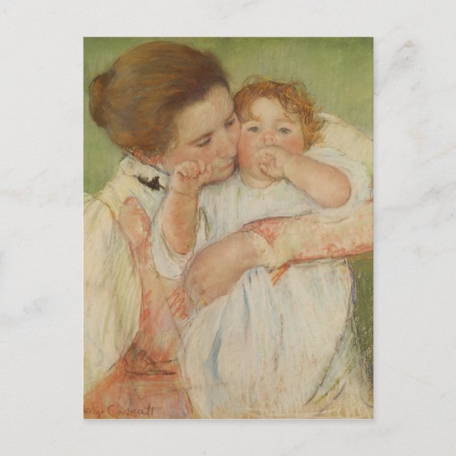 Cartão Postal Mãe e Criança, 1897 (Frente)