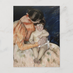 Cartão Postal Mãe e Criança, anos 90