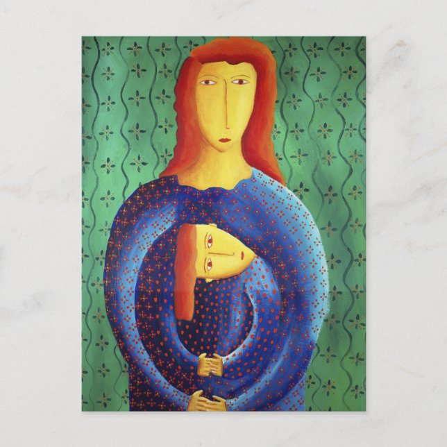 Cartão Postal Mãe e Filha (Frente)