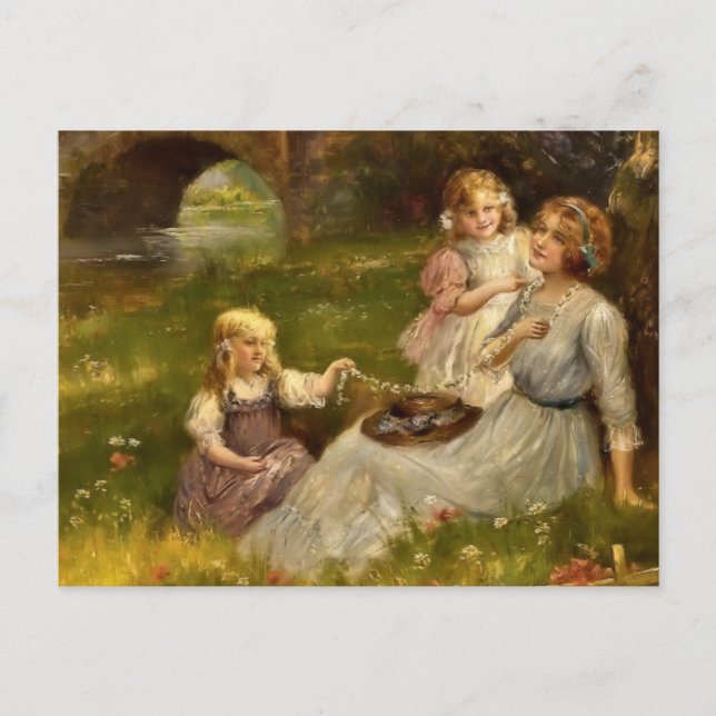 Cartão Postal Mãe e Filhas (Frente)