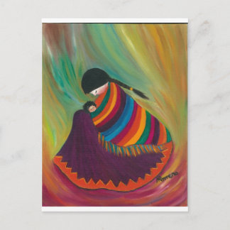 Cartão Postal Mãe e Filho