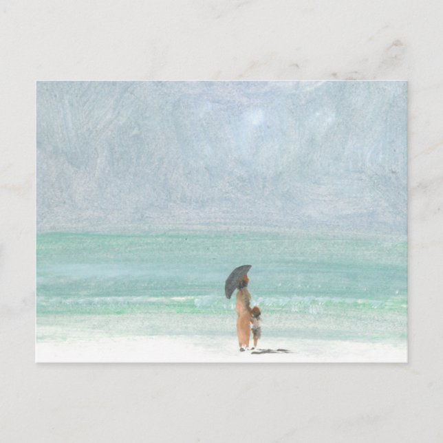 Cartão Postal Mãe e Filho (Frente)