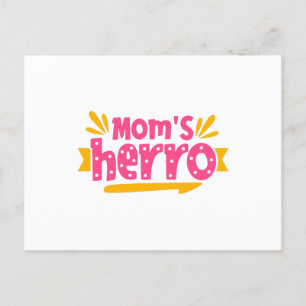 Cartão Postal Mãe é Herro