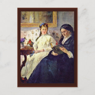 Cartão Postal Mãe E Irmã Do Artista De Morisot Berthe