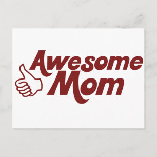 Cartão Postal Mãe incrível para Dia de as mães