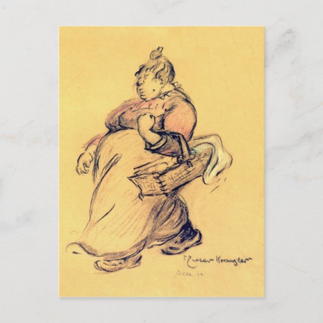 Cartão Postal Mãe Kranzler - Vintage (Frente)