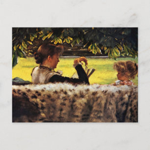 Cartão Postal Mãe lendo a garotinha