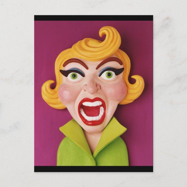 Cartão Postal Mãe Louca (Frente)