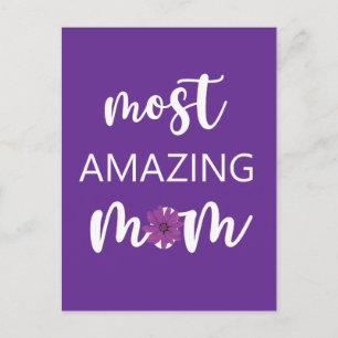 Cartão Postal Mãe Mais Incrível – Presente de Mãe Doce e Orgulho