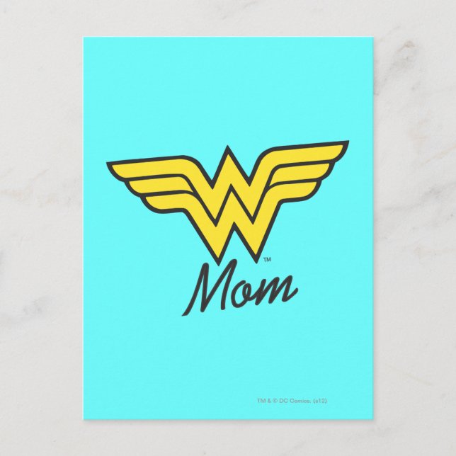 Cartão Postal Mãe maravilhosa Mídia mista (Frente)