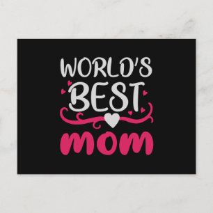 Cartão Postal Mãe - Melhor Mãe do Mundo