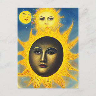 Cartão Postal Mãe Naturas Novo Sol Original Arte Celestial