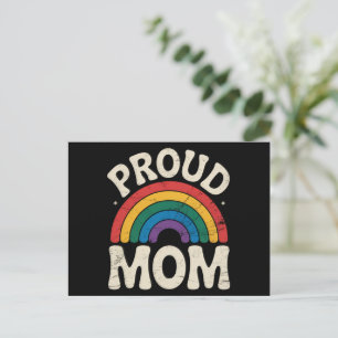 Cartão Postal Mãe Orgulhosa LGBTQ Orgulho Gay Dia das Mães Arco-