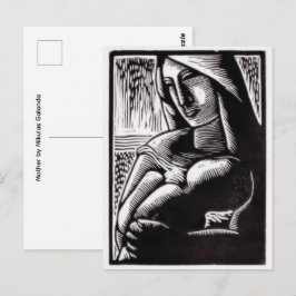 Cartão Postal Mãe por Mikulas Galanda