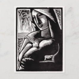 Cartão Postal Mãe por Mikulas Galanda