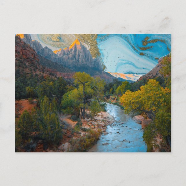 Cartão Postal mãe Terra (Frente)