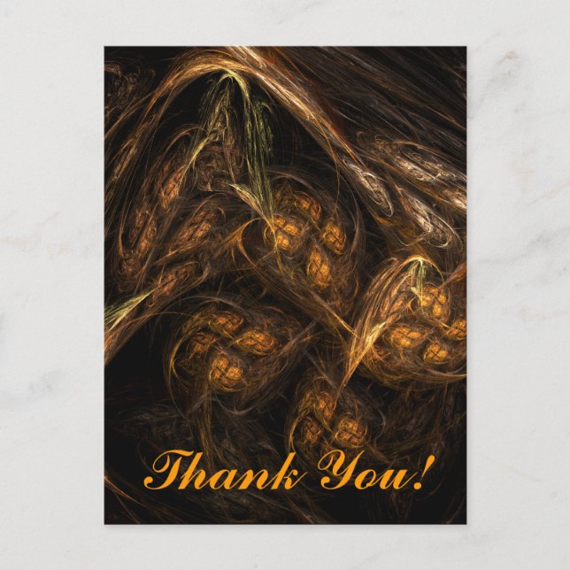 Cartão Postal Mãe Terra Obrigado Cartão-Postal (Frente)