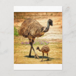 Cartão Postal Mãe vigiando seu bebê