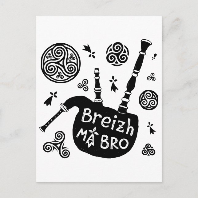 Cartão Postal Mães Bro de Breizh (Frente)